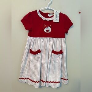 Ishtex Red and White Polka Dot Pig Dress